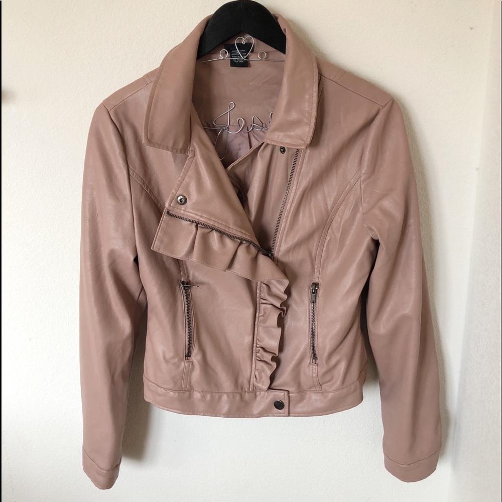 Blush pink moto